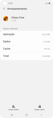 Prima Limpar cache.