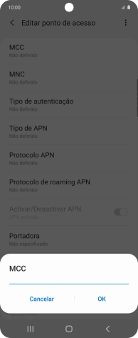 Introduza 268 e prima OK.