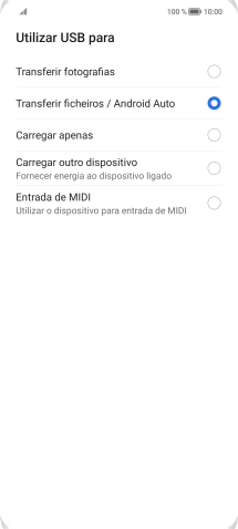 Prima Transferir ficheiros /Android Auto.
