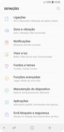 Prima Manutenção do dispositivo.