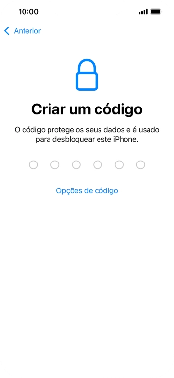 Prima Opções de código.