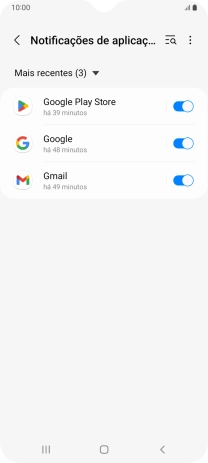Prima a lista suspensa.