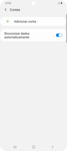 Prima Adicionar conta.