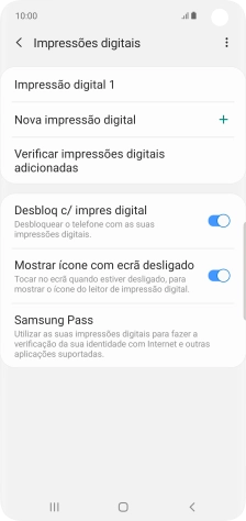 Prima os indicadores junto das definições pretendidas.