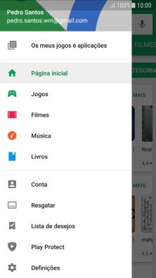 Prima Os meus jogos e aplicações.