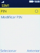 Escolha PIN.
