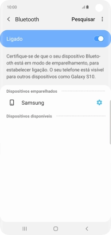 Prima a tecla de início para terminar e voltar ao ecrã inicial.