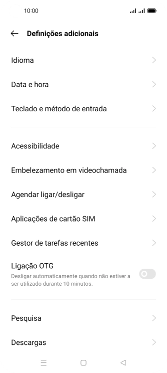 Prima Data e hora.