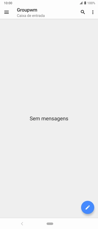 Deslize o dedo sobre o ecrã da esquerda para a direita.