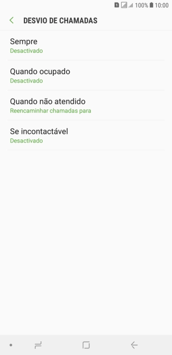 Prima a tecla de início para terminar e voltar ao ecrã inicial.