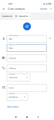 Prima Telefone e introduza o número de telefone pretendido.