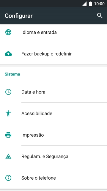 Prima Data e hora.