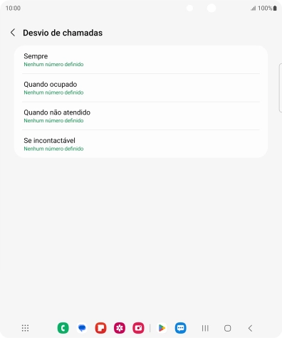 Prima a tecla de início para terminar e voltar ao ecrã inicial.