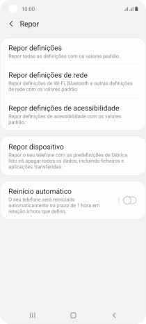 Prima Repor dispositivo.