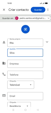 Prima Telefone e introduza o número de telefone pretendido.
