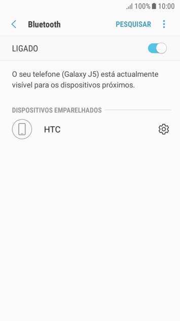 Prima a tecla de início para terminar e voltar ao ecrã inicial.