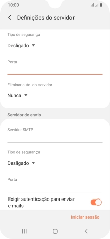 Prima a lista suspensa sob 