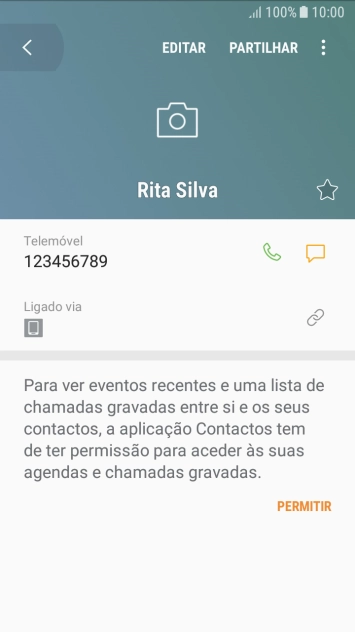 Prima a tecla de início para terminar e voltar ao ecrã inicial.