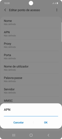 Introduza net2.vodafone.pt e prima OK.