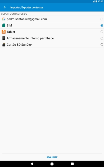 Prima SEGUINTE.