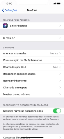 Para voltar ao ecrã inicial, deslize o dedo de baixo para cima a partir da base do ecrã.