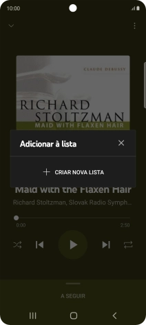 Prima CRIAR NOVA LISTA.