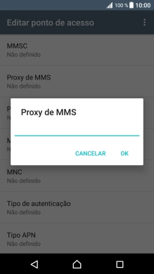Introduza iproxy.vodafone.pt e prima OK.