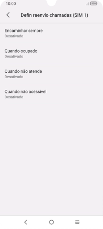 Prima a tecla de início para terminar e voltar ao ecrã inicial.