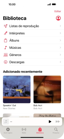 Prima Listas de reprodução.