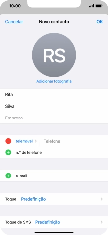 Prima Telefone e introduza o número de telefone pretendido.