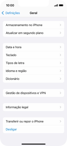 Prima Transferir ou repor o iPhone.
