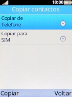 Escolha Copiar de.