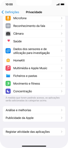 Prima Registar atividade das aplicações.