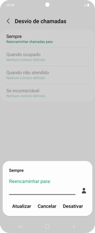 Prima Desativar.