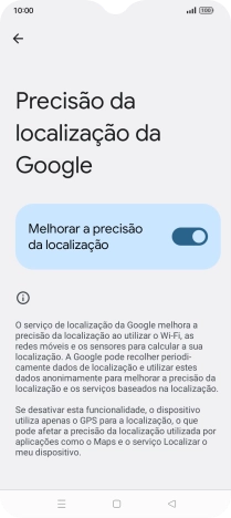 Se premir o indicador junto a 