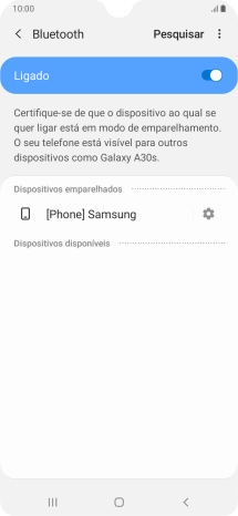 Prima a tecla de início para terminar e voltar ao ecrã inicial.