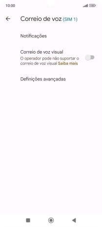 Prima Definições avançadas.