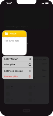 Prima Editar pilha.