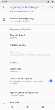 Prima a tecla de início para terminar e voltar ao ecrã inicial.