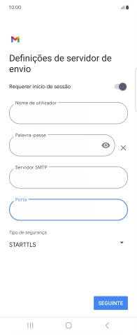 Prima a lista suspensa junto a 