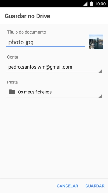 Prima GUARDAR.