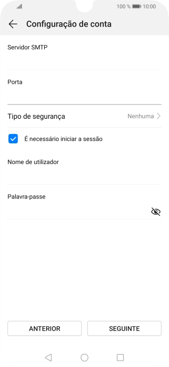 Prima Tipo de segurança.