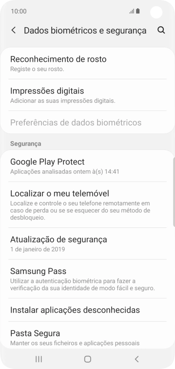 Prima Impressões digitais.