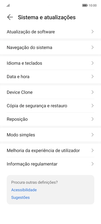 Prima Data e hora.