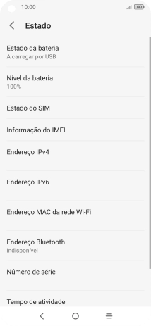 Prima Informação do IMEI.