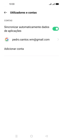 Prima a conta pretendida.