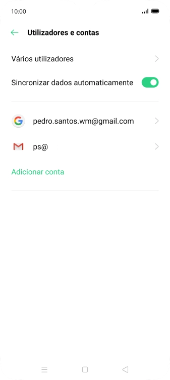 Prima a tecla de início para terminar e voltar ao ecrã inicial.