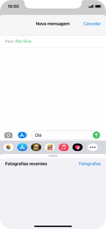 Prima Fotografias e vá até à pasta pretendida.