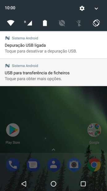 Prima Toque para obter mais opções..