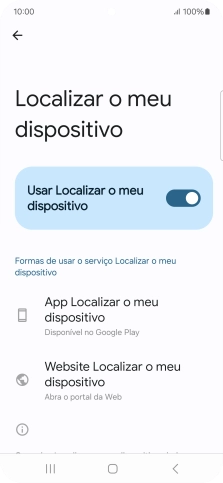 Prima a tecla de início para terminar e voltar ao ecrã inicial.